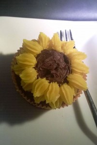 Sonnenblumencupcake