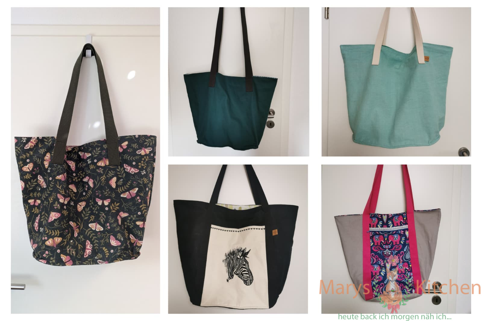 5 chice Markttaschen