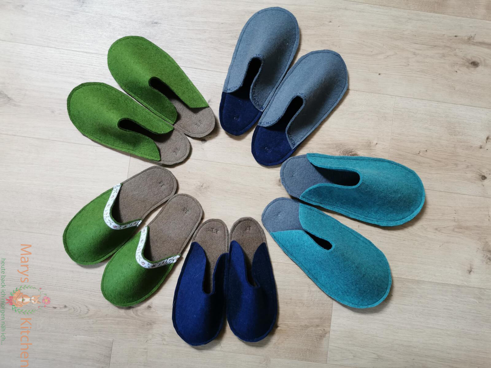 Filzhausschuhe